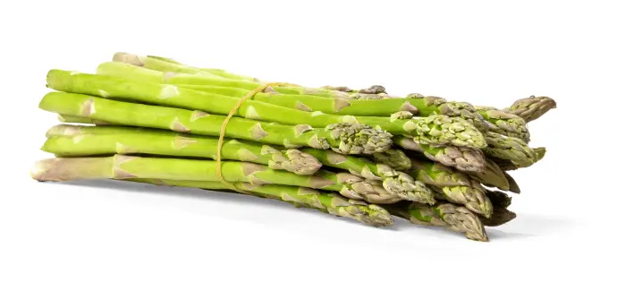 野菜・果物類：脂質の少ない食べ物:アスパラガス