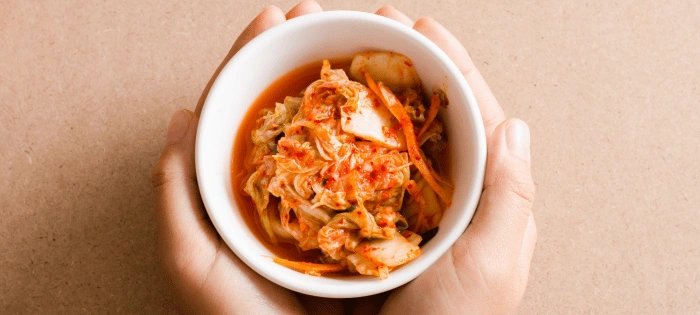 腸にいい食べ物ベスト10選：キムチ