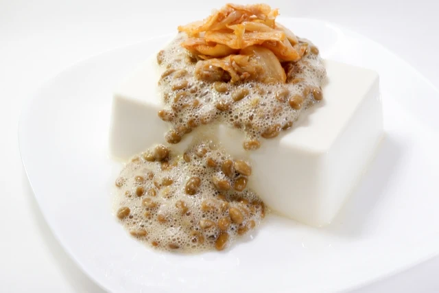 キムチ納豆冷奴