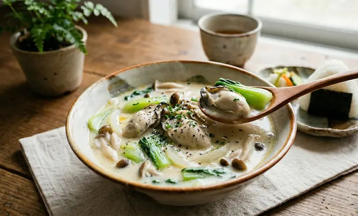 かきのミルクチャウダー