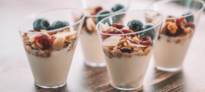 乳酸菌が多いヨーグルト