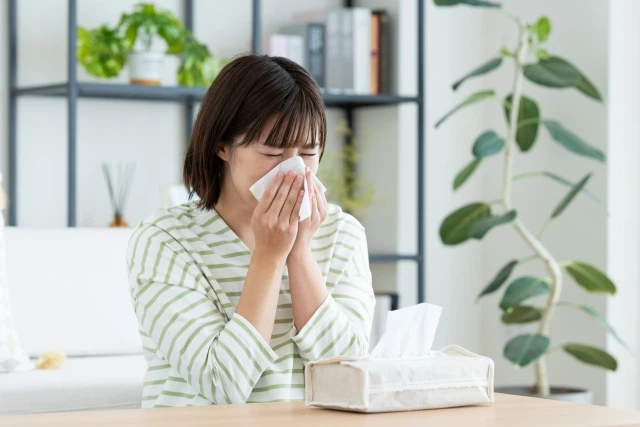 女性と花粉症