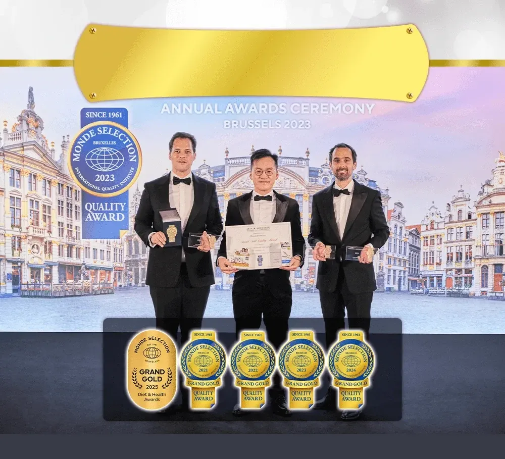 榮耀加冕！全台唯一五冠王魚油連續5年榮獲世界品質大賞