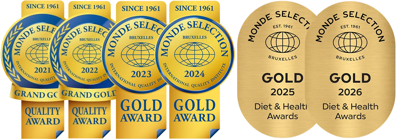 連續2年獲頒MONDE SELECTION特級金獎