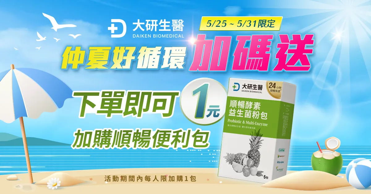 下單1元加購順暢便利包?>