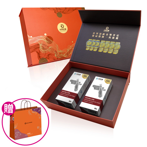 【送禮首選】納豆紅麴Q10禮盒組(加贈精美提袋)