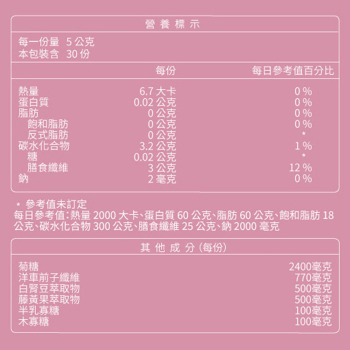 超纖益生菌粉包(3入)加贈綜合維他命X1