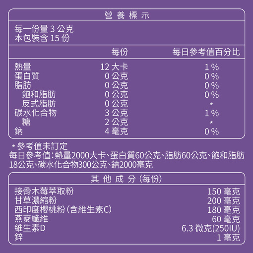 冒易舒接骨木莓粉包(5入)加贈綜合維他命&維他命C
