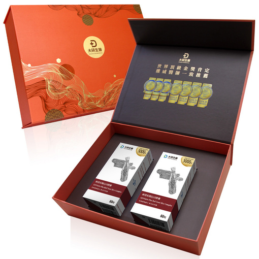 【送禮首選】納豆紅麴Q10禮盒組(加贈精美提袋)