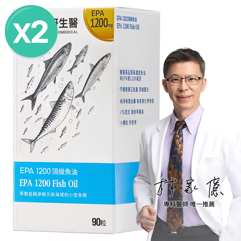 【感恩祭限定】EPA1200頂級魚油買1送1