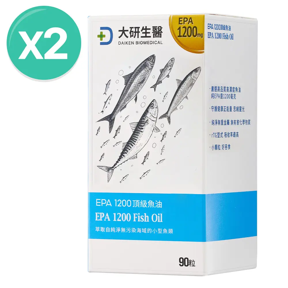 【買1送1】EPA 1200 頂級魚油軟膠囊