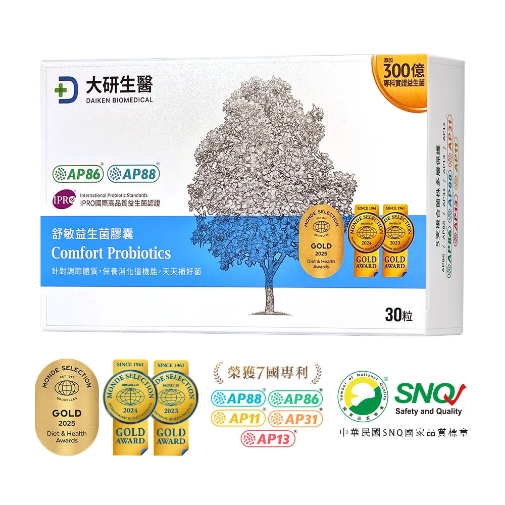 舒敏益生菌膠囊-300億新升級